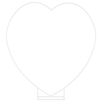 Trouwrand Wit 195 x 35 x 211 cm Staal 2