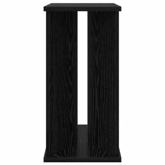 Bijzettafel Zwart Eiken 35 x 25 x 50 cm Bewerkt hout 6