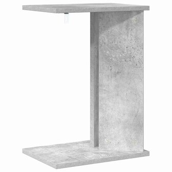 Bijzettafel Beton Grijs 35 x 25 x 50 cm Bewerkt hout 7