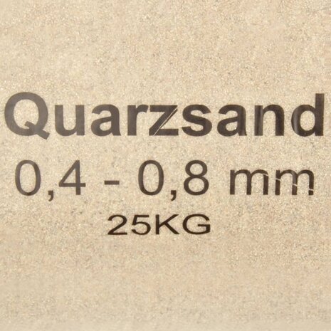 Filterzand 25 kg 0,4-0,8 mm