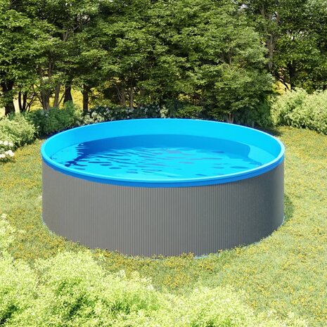 Splasher pool 350x90 cm grijs