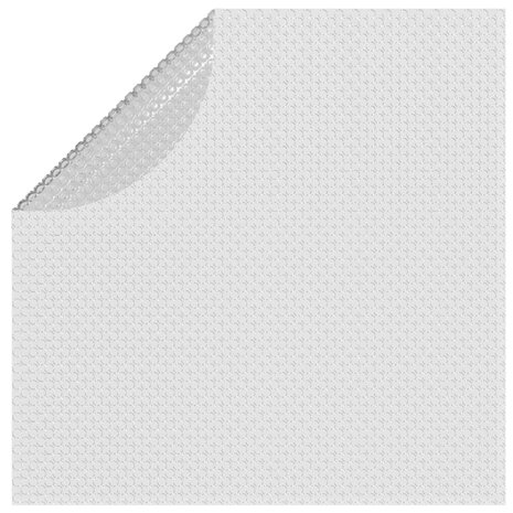 Zwembadfolie solar drijvend 381 cm PE grijs