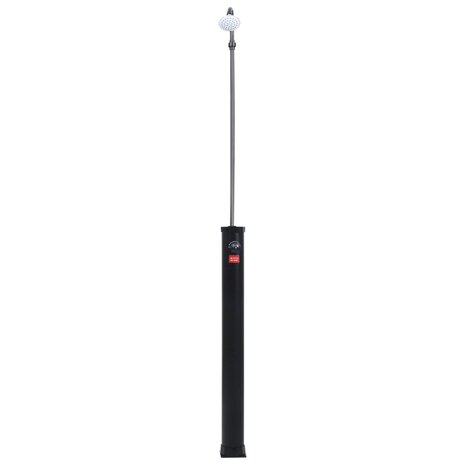 Buitendouche solar 8 L 215 cm zwart