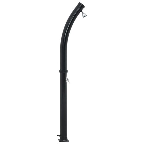 Solardouche 20 L 214 cm zwart