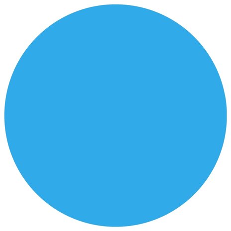 Zwembadzeil rond 488 cm PE blauw