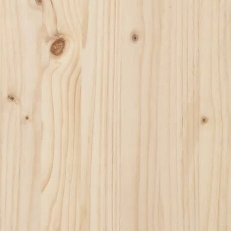 Plantenbak 83x83x27 cm massief grenenhout