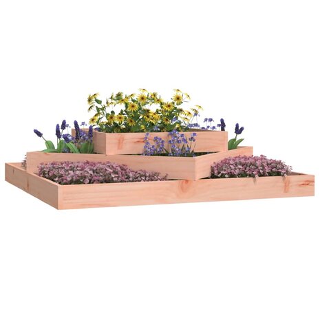 Plantenbak 112x112x27 cm massief douglashout