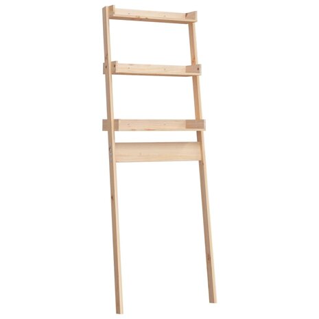 Toiletrek 63,5x32x179 cm massief grenenhout