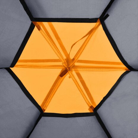 Tent 6-persoons grijs