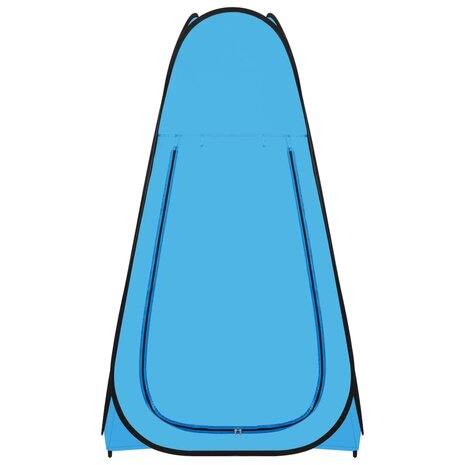 Douchetent pop-up blauw
