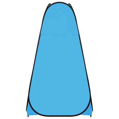 Douchetent pop-up blauw