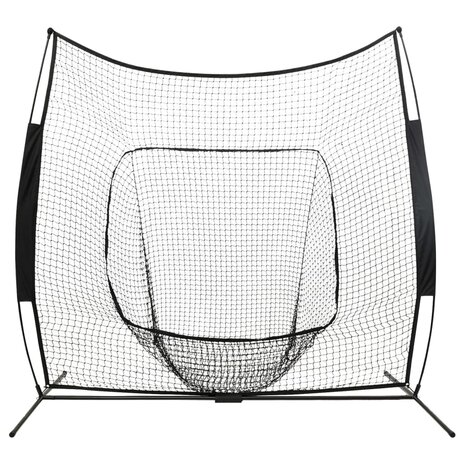 Honkbal- en softbalnet 341x106,5x216 cm metaal