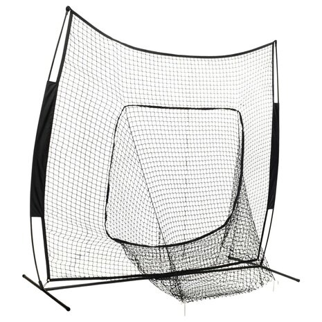 Honkbal- en softbalnet 341x106,5x216 cm metaal