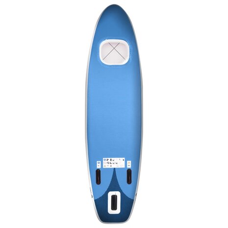 Stand Up Paddleboardset opblaasbaar 360x81x10 cm zeeblauw