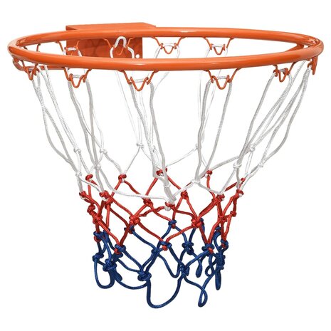 Basketbalring 39 cm staal oranje