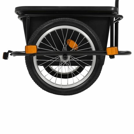 Fietskar 50 L zwart
