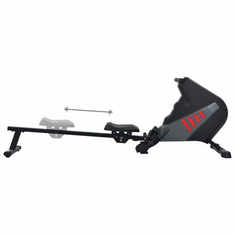 Roeiapparaat met magnetische weerstand