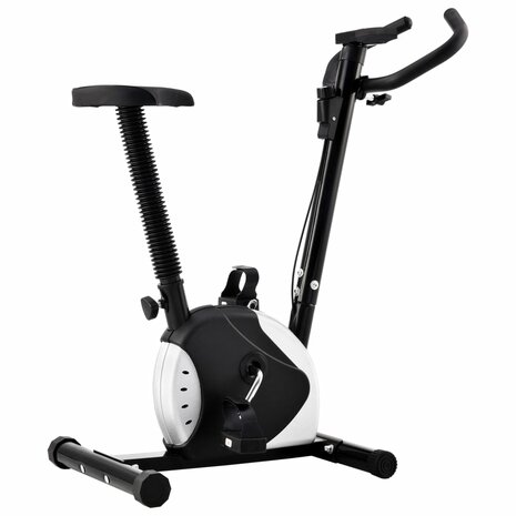 Hometrainer met bandweerstand zwart
