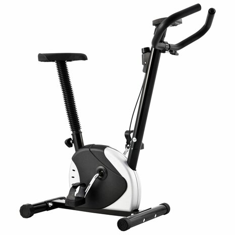 Hometrainer met bandweerstand zwart