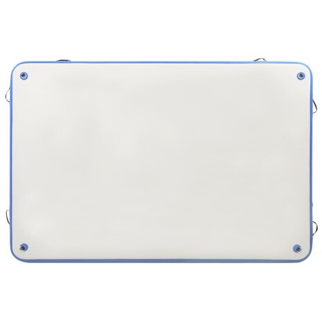 Vlot opblaasbaar 300x200x15 cm blauw en wit