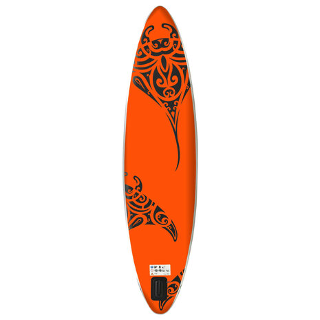 Stand Up Paddleboardset opblaasbaar 305x76x15 cm oranje