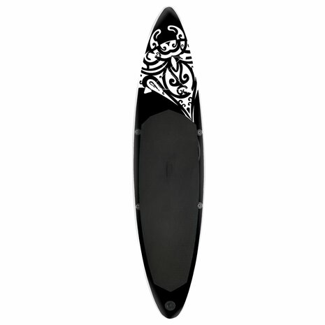 Stand Up Paddleboardset opblaasbaar 305x76x15 cm zwart