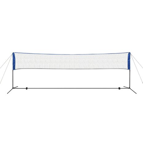 Badminton net met shuttles 500x155 cm