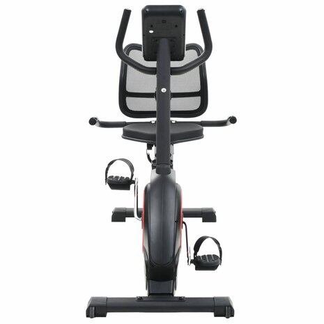 Ligfiets hometrainer magnetisch met hartslagmeter
