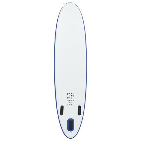 Stand-up paddleboard opblaasbaar blauw en wit