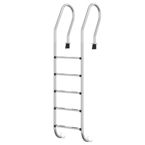 Zwembadladder 54x38x211 cm 304 roestvrij staal