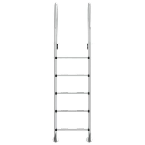 Zwembadladder 54x38x211 cm 304 roestvrij staal