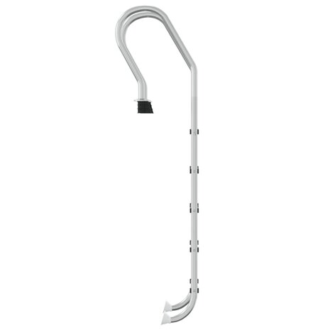 Zwembadladder 54x38x211 cm 304 roestvrij staal