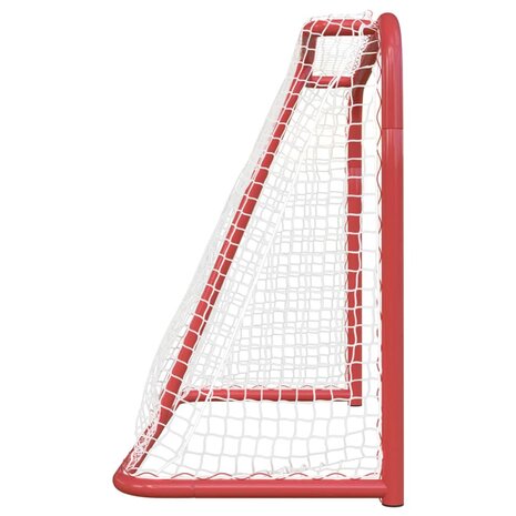 Hockeydoel 183x71x122 cm polyester rood en wit