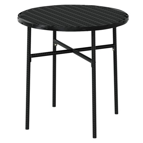 3-delige Tuinset poly rattan zwart 8720286902400 5