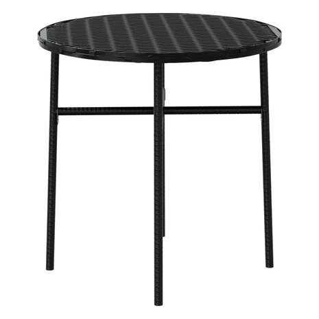 3-delige Tuinset poly rattan zwart 8720286902400 6