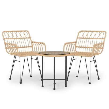 3-delige Tuinset poly rattan 8720845818142 2