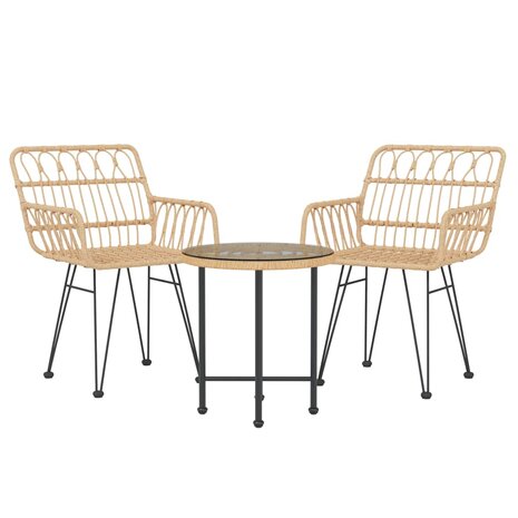 3-delige Tuinset poly rattan 8720845818142 3