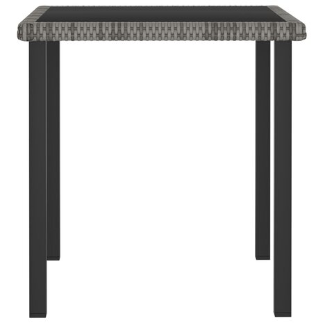 3-delige Tuinset poly rattan grijs 8720286301302 4