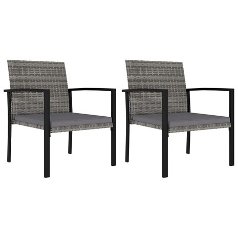 3-delige Tuinset poly rattan grijs 8720286301302 6