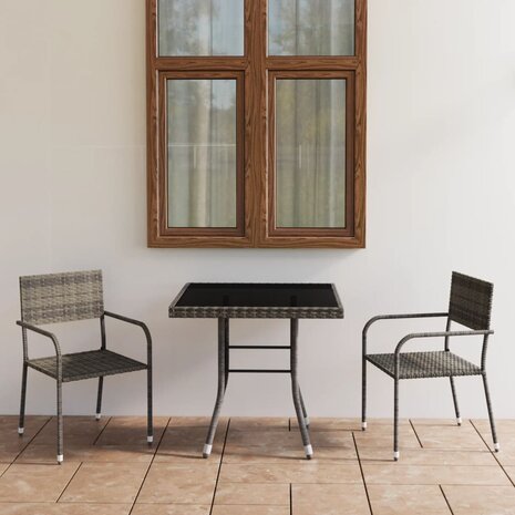 3-delige Tuinset poly rattan antracietkleurig en grijs 8720286225776 1