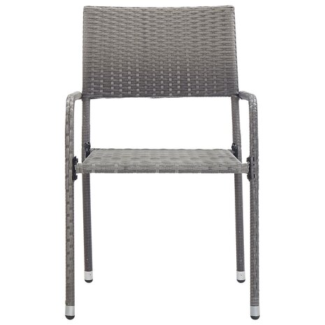 3-delige Tuinset poly rattan antracietkleurig en grijs 8720286225776 5