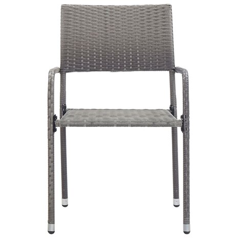 5-delige Tuinset poly rattan antracietkleurig en grijs 8720286225813 5