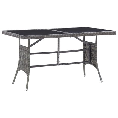 5-delige Tuinset poly rattan antracietkleurig en grijs 8720286225813 7