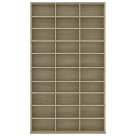 Cd-kast 102x16x177,5 cm bewerkt hout sonoma eikenkleurig 8719883914831 4