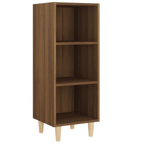 Dressoir 34,5x32,5x90 cm bewerkt hout bruin eikenkleur 8720287085478 2