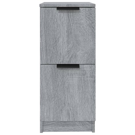 Dressoir 30x30x70 cm bewerkt hout grijs sonoma eikenkleurig 8720287084150 5