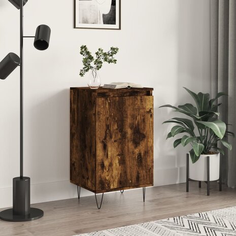 Dressoir 40x35x70 cm bewerkt hout gerookt eikenkleurig 8720845872892 1