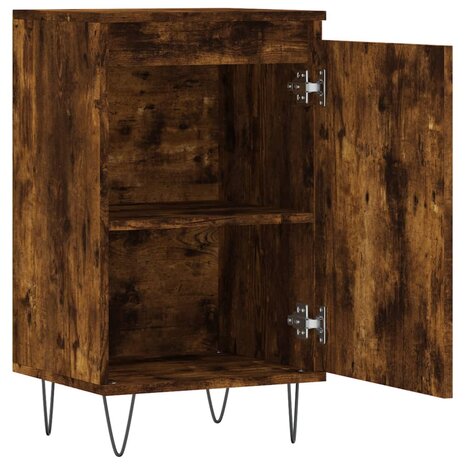 Dressoir 40x35x70 cm bewerkt hout gerookt eikenkleurig 8720845872892 6