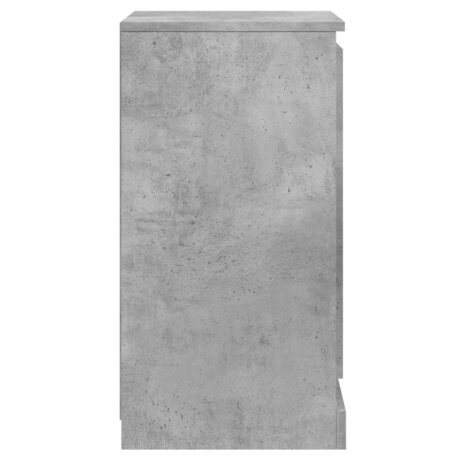 Dressoir 37,5x35,5x67,5 cm bewerkt hout betongrijs 8720845790981 8