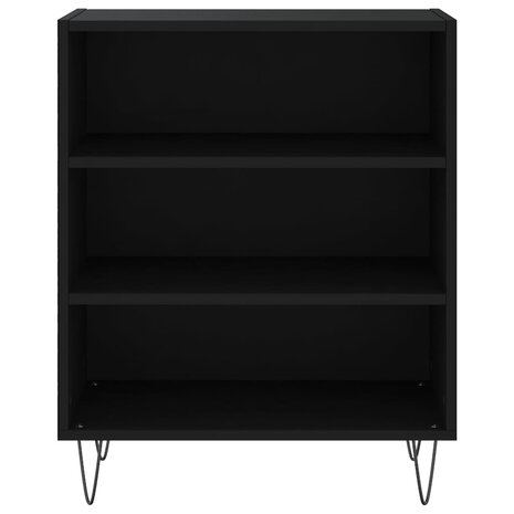 Dressoir 57x35x70 cm bewerkt hout zwart 8720845907365 4